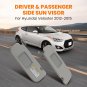 2PCS Side Sun Visor Pair Set W/ Mirror For Hyundai Veloster 12-15 85220-2V130-TX