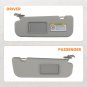 2PCS Side Sun Visor Pair Set W/ Mirror For Hyundai Veloster 12-15 85220-2V130-TX
