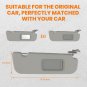 2PCS Side Sun Visor Pair Set W/ Mirror For Hyundai Veloster 12-15 85220-2V130-TX