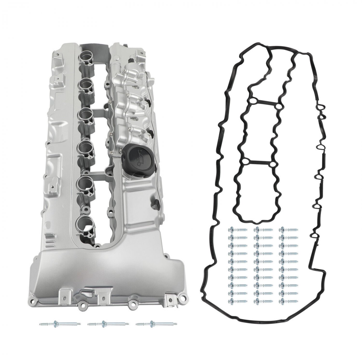 Valve Cover Set w/ Gasket & Bolt Kit For BMW N54 135i 335i 335xi 535i 740i X6 Z4