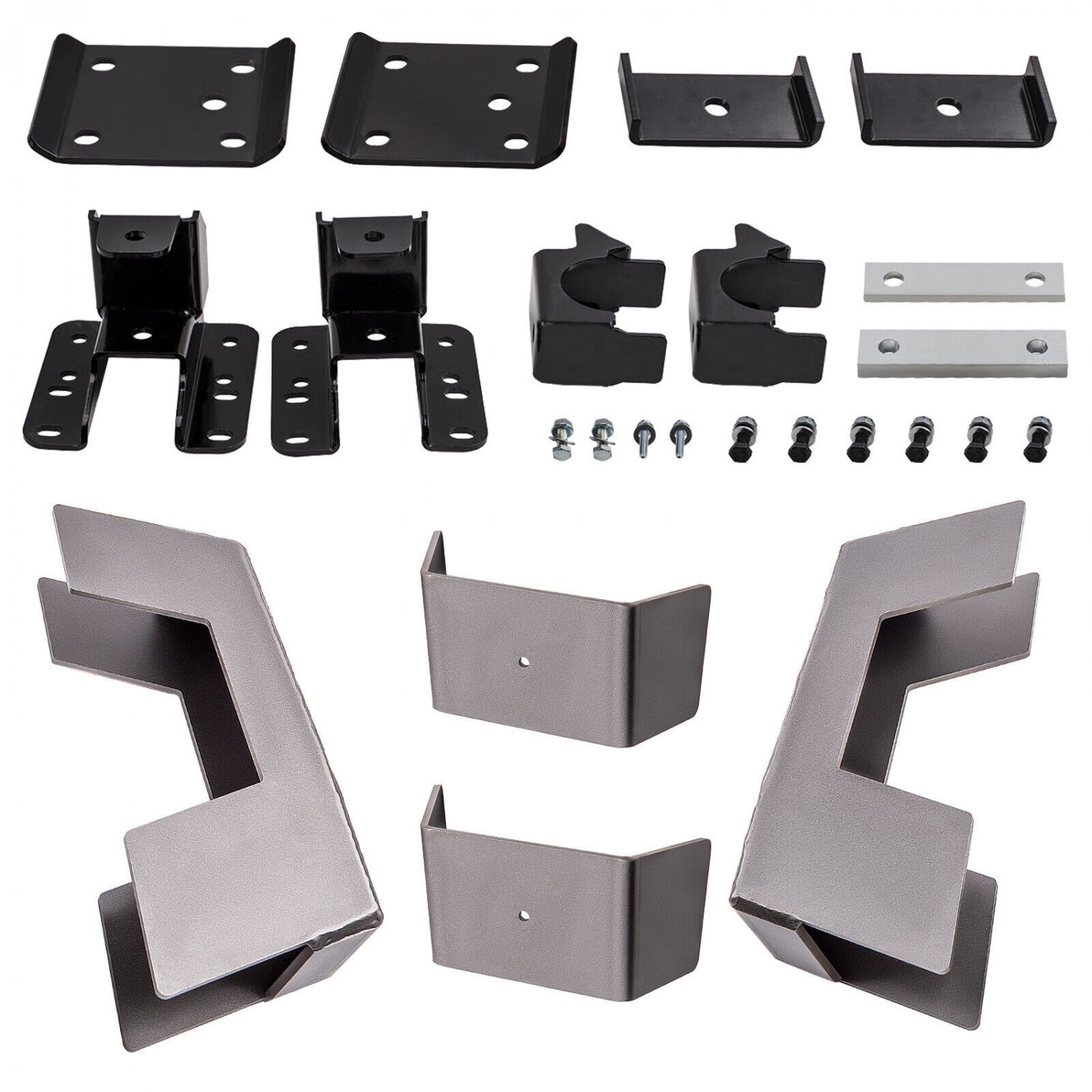6" Drop Flip Kit Under Bed C-Notch for Chevy Silverado GMC Sierra 1500 2007-2018
