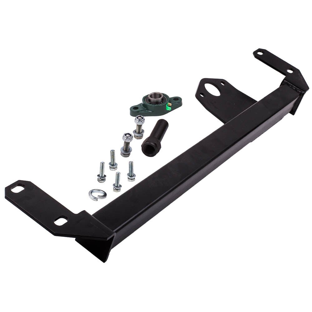 Black Steering Gear Box Stabilizer Bar Brace For Dodge Ram 2003-2008 2500 4WD