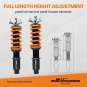 MaXpeedingrods Coilovers 24 Click Damper Adjustable for Mazda 6 GG 2003-2006