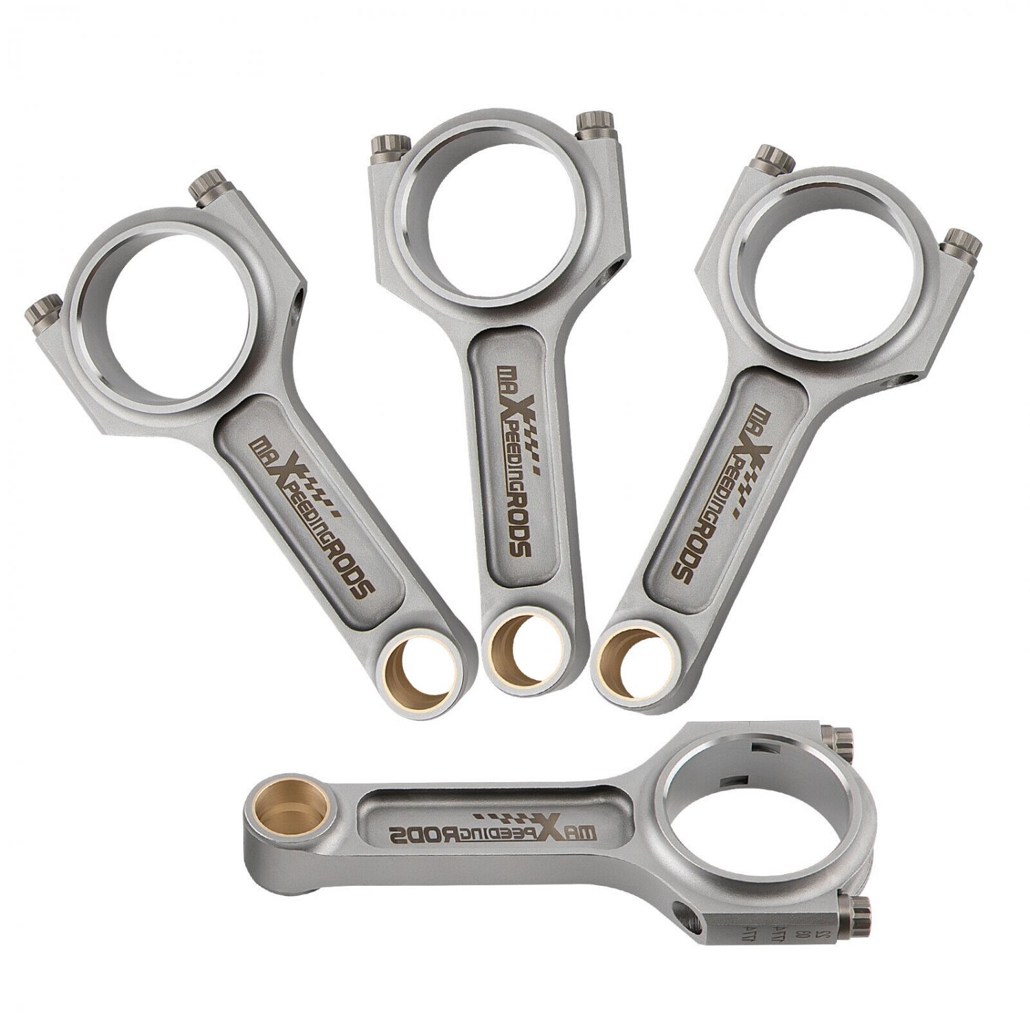 4x I-Beam Connecting Rods ARP 2000 for Honda K20 K20A2 K20Z1 K20Z3 5.472"