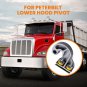 Lower Hood Pivot J Hook Kit for Peterbilt 377 378 379 13-04708L 13-04708R (Pair)