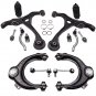 14X Front Lower Control Arm & Sway Bar & Tie Rod for Honda Accord 2003-2007 2.4L