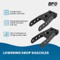 5in Drop Axle Flip Relocater Lowering Kit For Dodge Ram 1500 2WD 2002-2008 Steel
