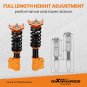 Damper Adjustable Full Coilovers Lowering Kit for Subaru Forester 1998-2002