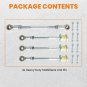 4x Front & Rear Adjustable Sway Bar Link Kit For Nissan Patrol GU Y61 2-8" Lift