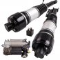 Pair Front Air Struts + Compress Pump For Mercedes W211 E320 E350 E500