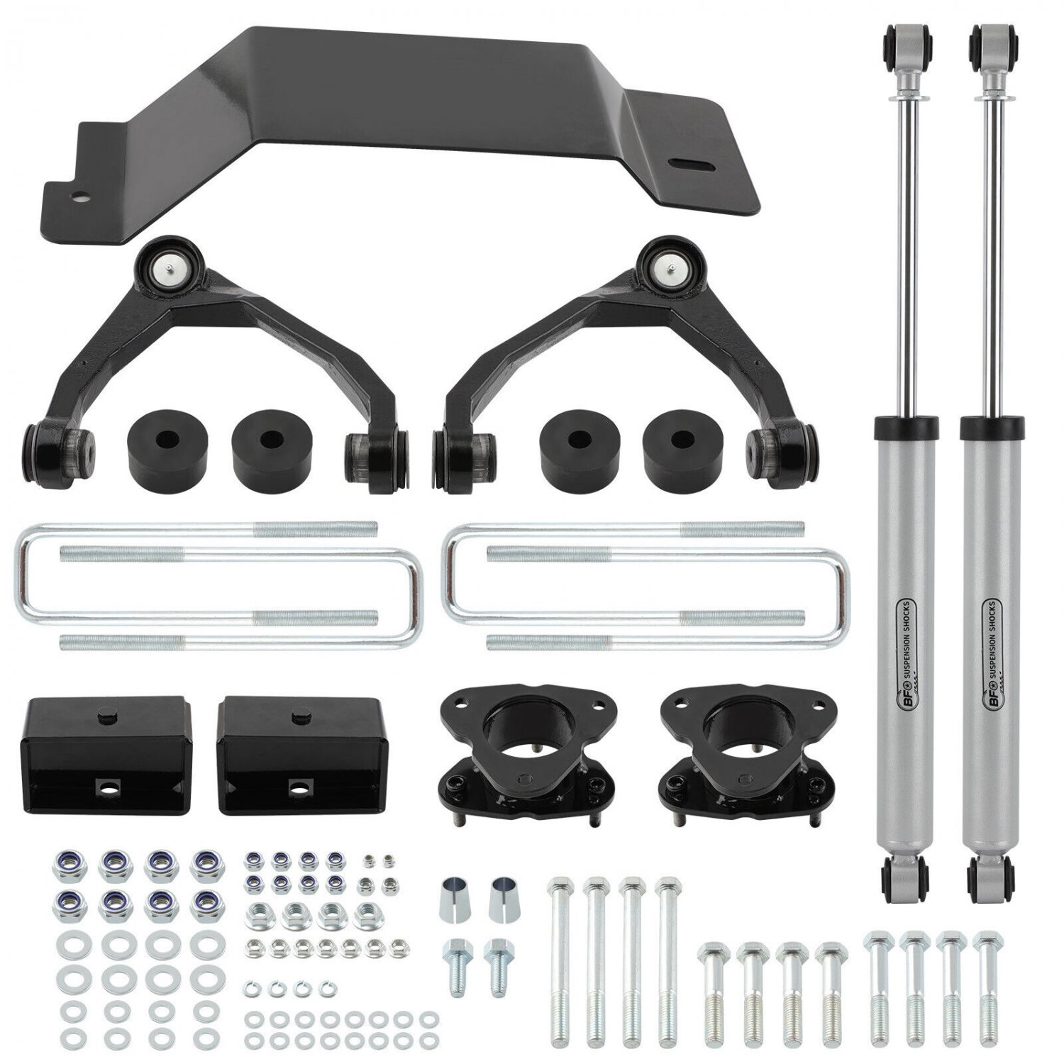 3in Lift Kit w/Upper Control Arms For Chevy Silverado GMC Sierra 1500 4WD 07-16