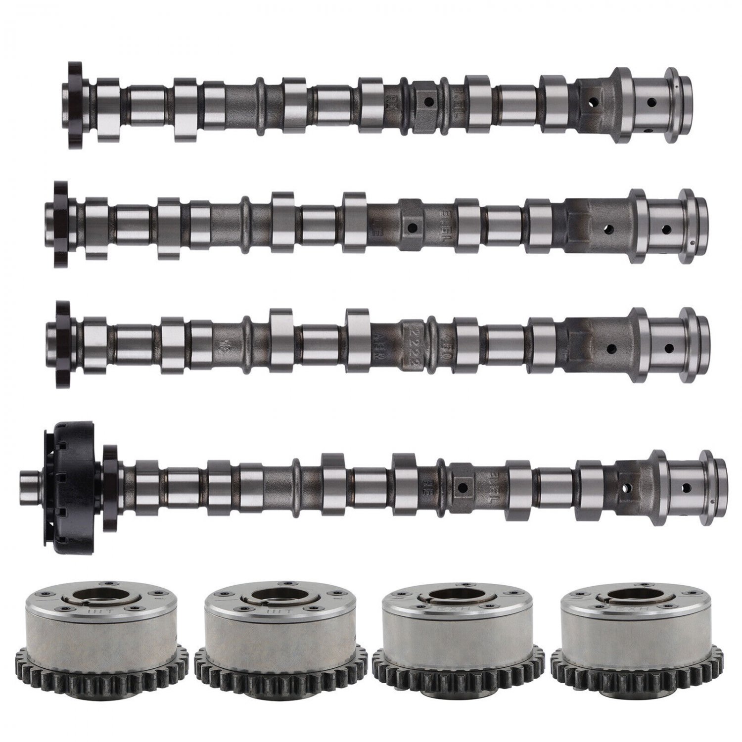 Intake & Exhaust VVT Gears Phaser + Camshafts Kit for 3.6L Pentastar V6 engine