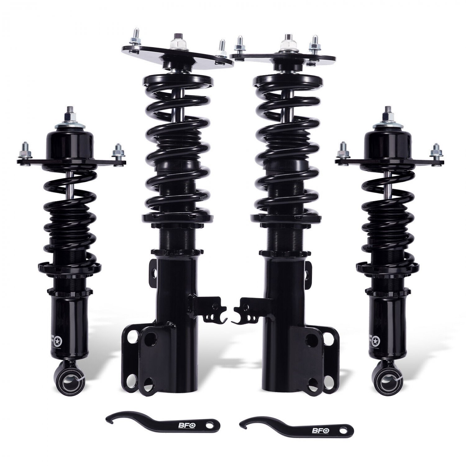 BFO Coilovers Struts Shocks Assembly Kit For Toyota Corolla 2009-2017 Adj Height