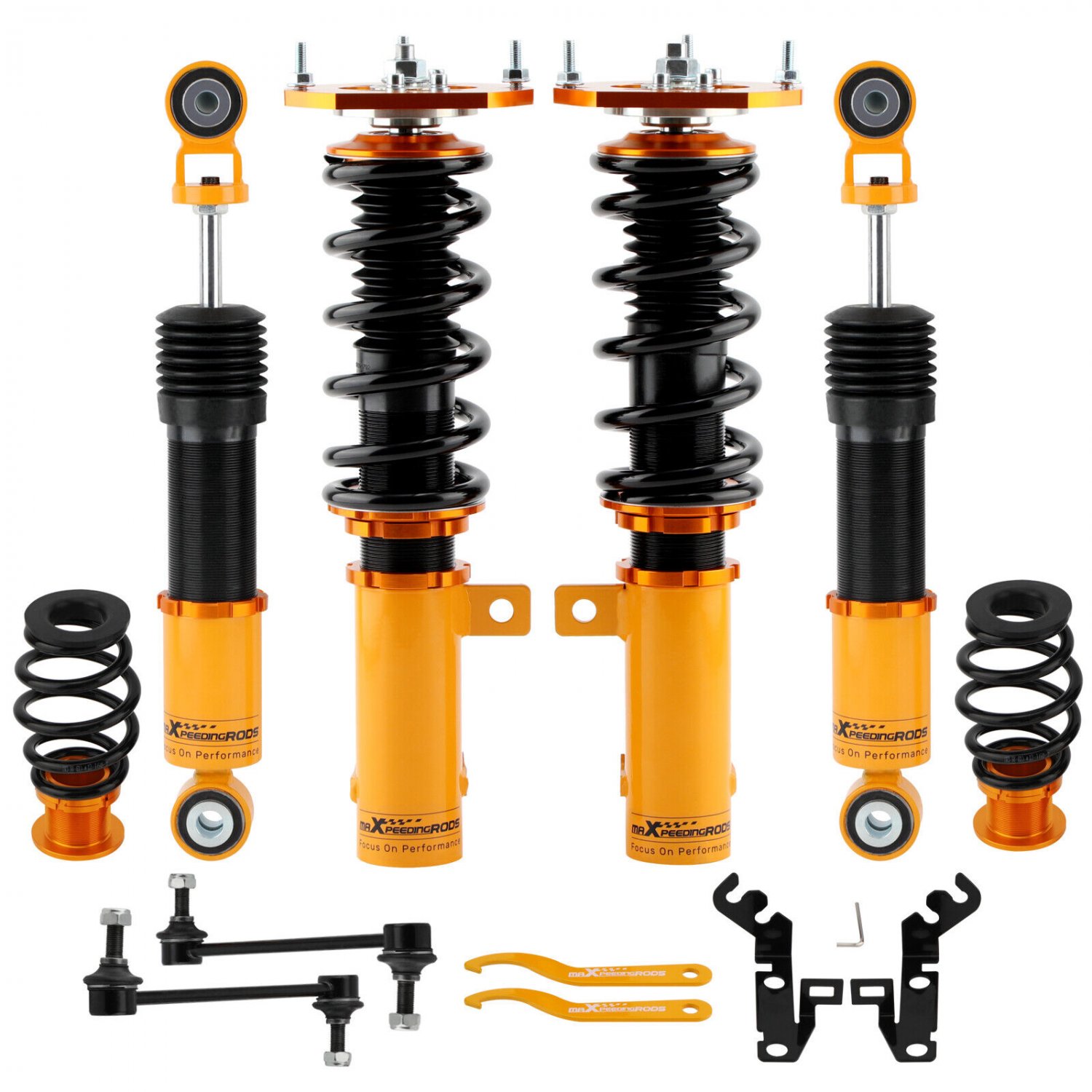 Maxpeedingrods Coilover Suspension Kits For Chevrolet Cobalt 05-10 Adj. Height