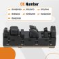 Black Front Driver Left Side Power Window Switch Fit for Chevy / GMC 15883318