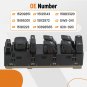Power Window Switch Front Driver Left Side Black For GM Chevy Silverado 15883320