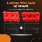 2pc Upgrade Aluminum Valve Cover Set for Infiniti G37 2008-2013 VQ37VHR Engine