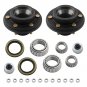 2x Trailer Hubs Convert Mobile Home with Bearings 6000# 6 Lug 6x5.5 Idler Axle