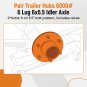2x Trailer Hubs Convert Mobile Home with Bearings 6000# 6 Lug 6x5.5 Idler Axle