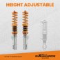 MaXpeedingrods Coilovers Shocks for Audi TT FWD 98-06 VW MK4 - Height Adjustable