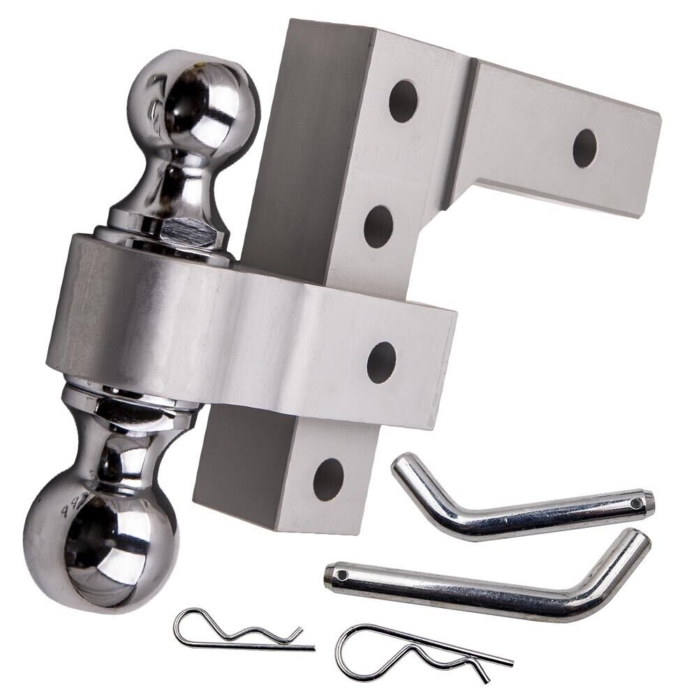 2 inch Trailer Connection Receiver Trailer Tow Hook 6" Drop Adjustable 5000 lbs