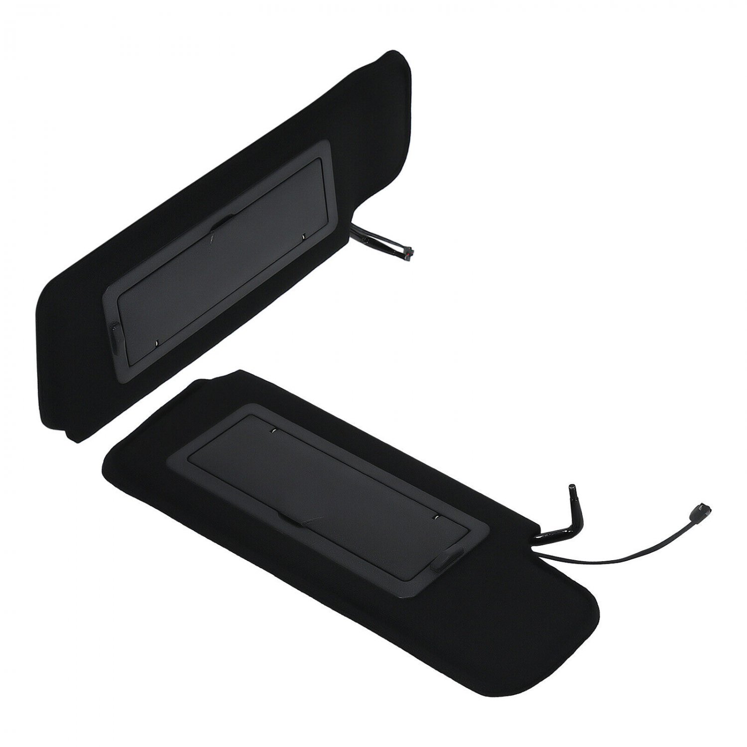 Sunvisor Pair New W/Vanity Mirror & LED Light For Chevrolet C4 Corvette 12459827