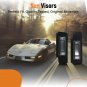 Sunvisor Pair New W/Vanity Mirror & LED Light For Chevrolet C4 Corvette 12459827