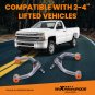 2x Front Upper Control Arm 2-4" Lift for 11-20 Chevy Silverado GMC Sierra 2500HD