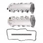 2pc Aluminum Valve Cover Set for Lincoln Navigator V8 5.4L 2005-2014 9L1Z6582C