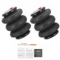 Pair 2600lb Triple Bellow Air Spring Bag for Dodge Ram 1500 2600 3500 for GMC