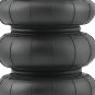 Pair Air Ride Triple Bellow Bag Standard 2600 lb 1/2"npt Single Port Heavy Duty