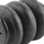 Pair Air Ride Triple Bellow Bag Standard 2600 lb 1/2"npt Single Port Heavy Duty