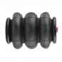 Pair Air Ride Triple Bellow Bag Standard 2600 lb 1/2"npt Single Port Heavy Duty
