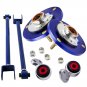 Suspension Camber Arm + Camber Plate Top Hat Control Arms Bushings for BMW E46