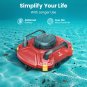 Swimming Pool Cleaner Robot Robotic Vacuum+ Solar Powered Robotic Pool Skimmer