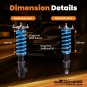 MaXpeedingrods Coilover 24 Level Damper Shocks Kit For Subaru Forester 2009-2013