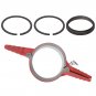 Piston Ring Compressor & Anti-Polishing Ring Adapter Kit for Cummins ISX QSX C15