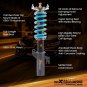 Damper Adjustable Coilover Springs Lowering Kit For Toyota Venza FWD AV10 09-15