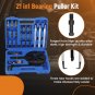 21 in 1 Bearing Disassembly Inner Hole Puller Removal Tool Three-jaw Puller Set