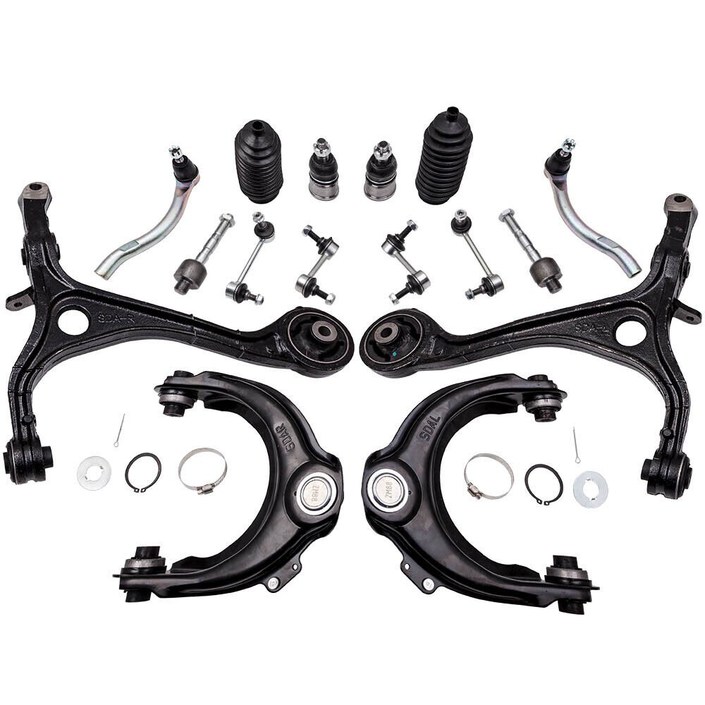 16x Front Upper Lower Control Arms For 2003-2007 Honda Accord 04-08 Acura TSX