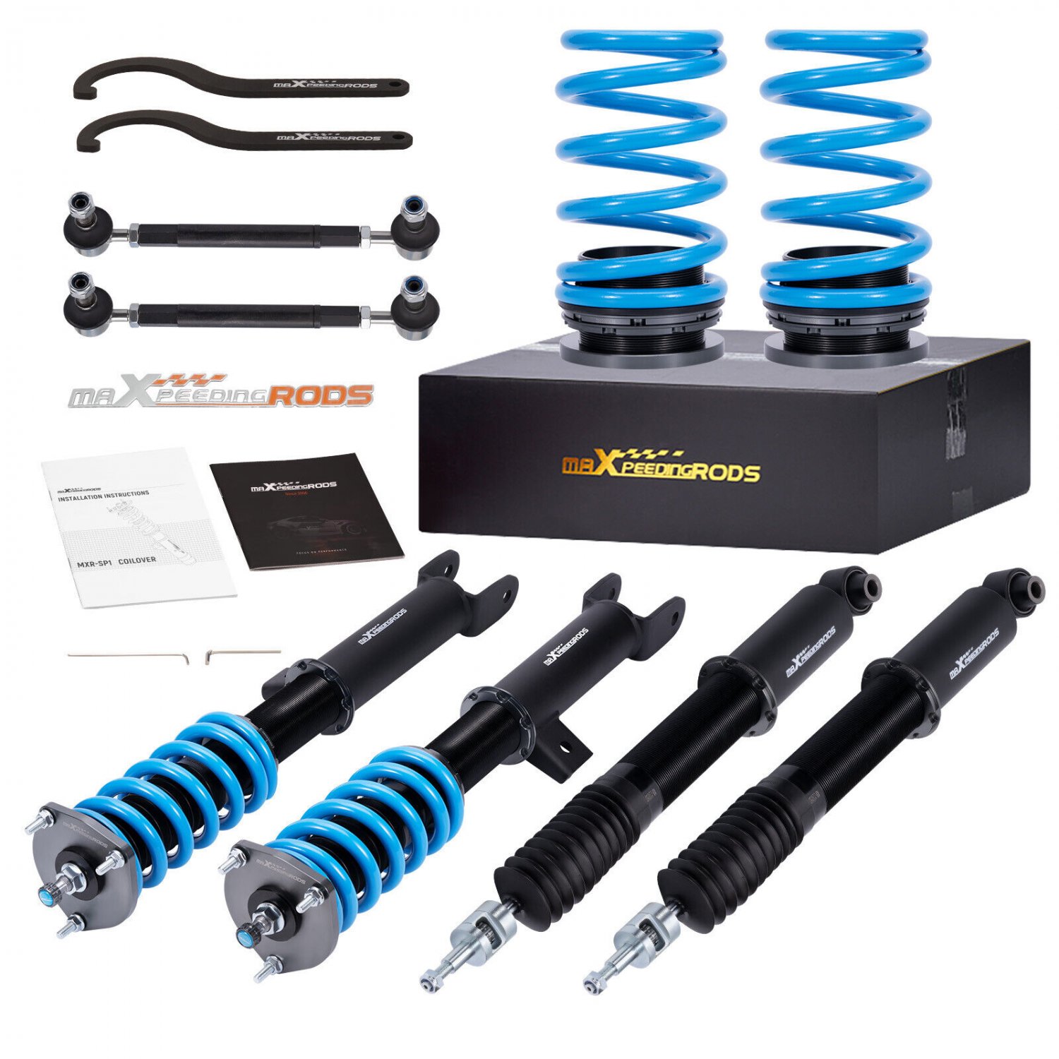 24 Level Damper Adjustable Coilovers Lowering Kit for Tesla Model 3 RWD 2017+