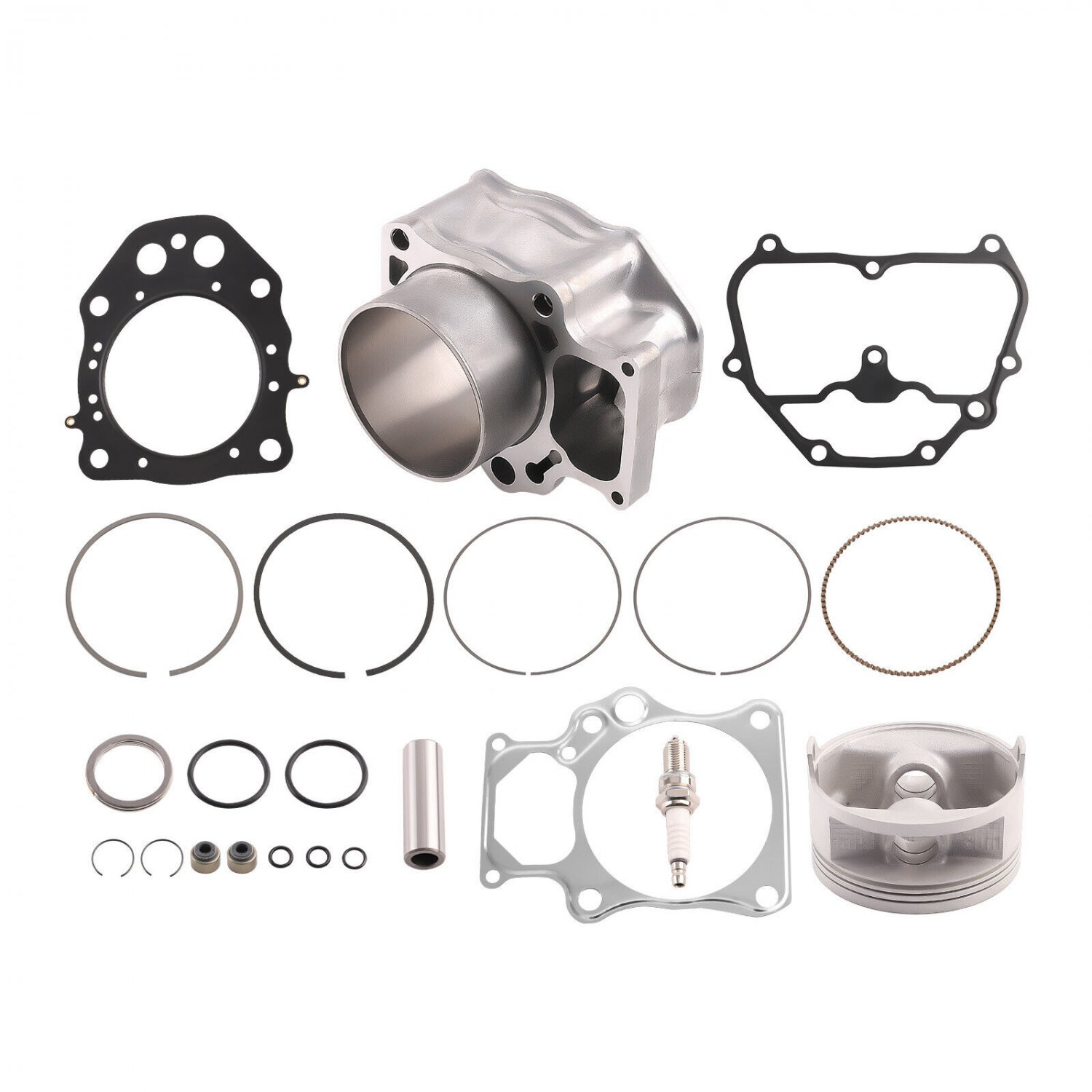 Cylinder Piston Gaskets Rebuild Kit for Honda Foreman 500 Rubicon 500 2012-2019