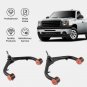 Pair Upper Control Arms 2-4" Lift for 2001-2010 Silverado Sierra 2500HD 3500HD