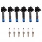 Ignition Coil & Spark Plug Kit for Acura TL 2009-2014 V6 3.5L J35Z / 3.7L J37A