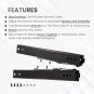 1X Dual Locking Design Car Racing Seat Base Sliders Rail Brackets Bucket
