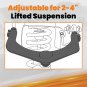 2-4" Lift Front Upper Control Arms Black For 99-06 Silverado Sierra 1500 POLY