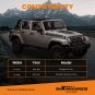 Dual Steering Stabilizer for Jeep Wrangler JK JKU 2007-2018 Fit 2-8'' Lift Kit
