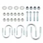 Dual Steering Stabilizer for Jeep Wrangler JK JKU 2007-2018 Fit 2-8'' Lift Kit