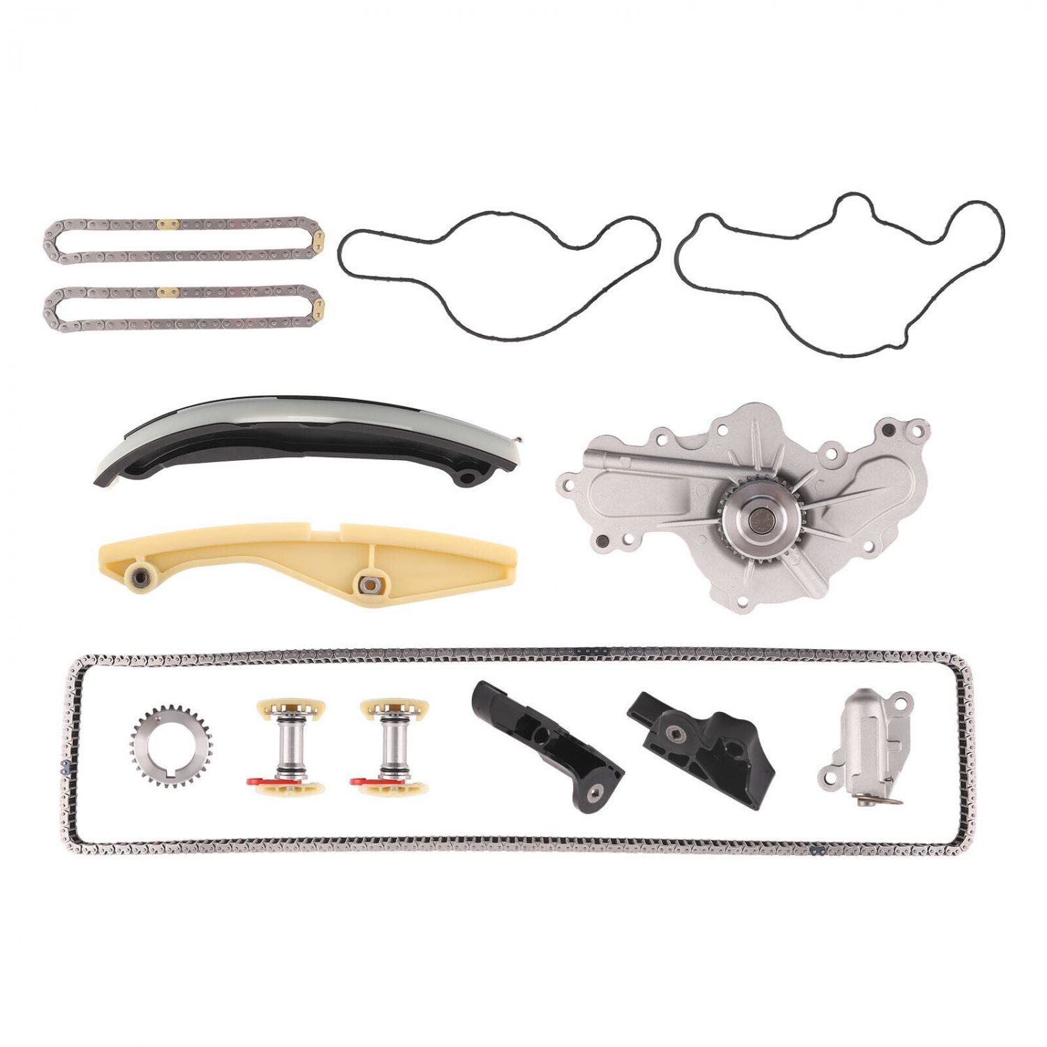 Timing Chain Set Water Pump Crank Gear for Ford Police Interceptor 2013 - 2019