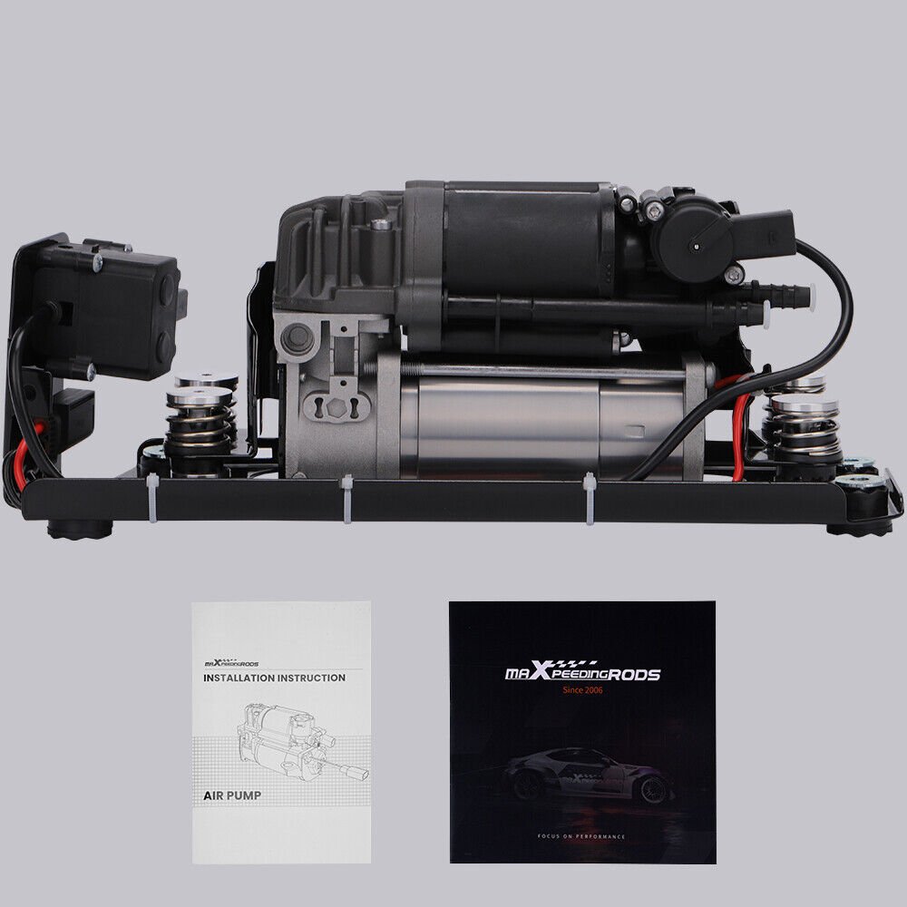 Air Suspension Compressor w/ Bracket For BMW 740i 750i 750Li 760Li 37206789450